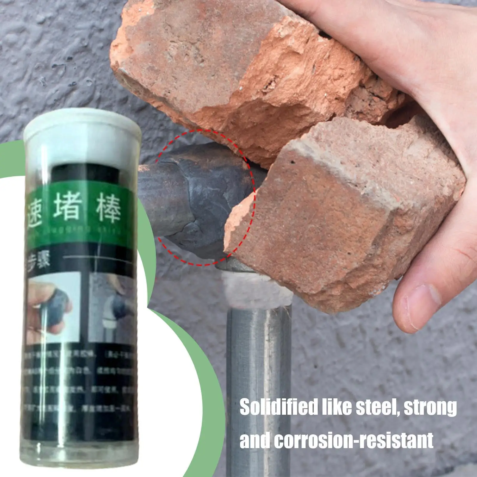 Epoxy Putty Stick Hard Fast Repair Epoxy Glue Metal ABS Glass Ceramic Multi-application Cracks Repair Fills