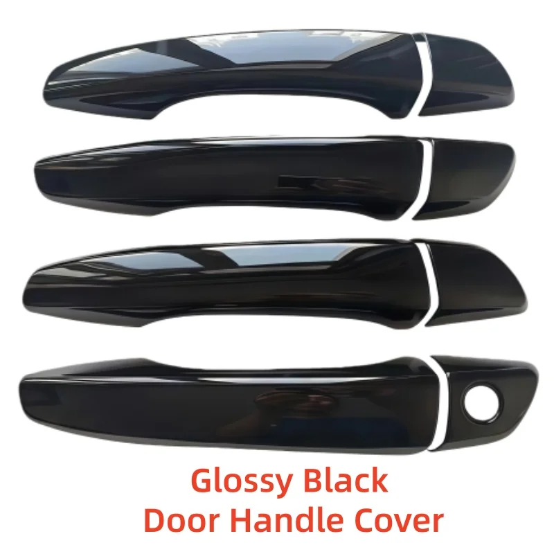 Car Upgrade Carbon Door Handle Covers Trim For Citroen Berlingo K9 Peugeot Partner Vauxhall Combo 2019 2020 2021 2022 2023 2024