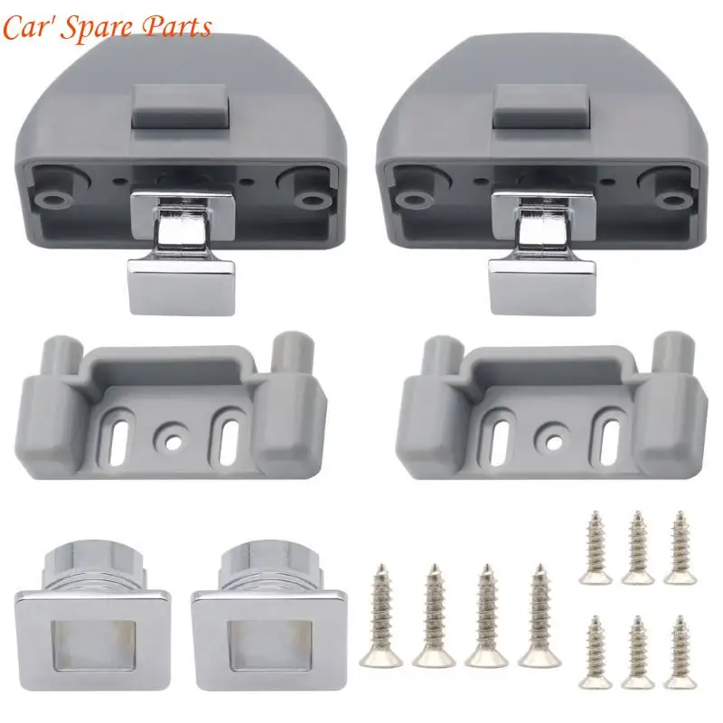 

Y4UA Square Push Button Lock Latchs Suitable for Yacht Marine Caravans Campers Yacht Cabinets Home Drawers Furniture Hardware