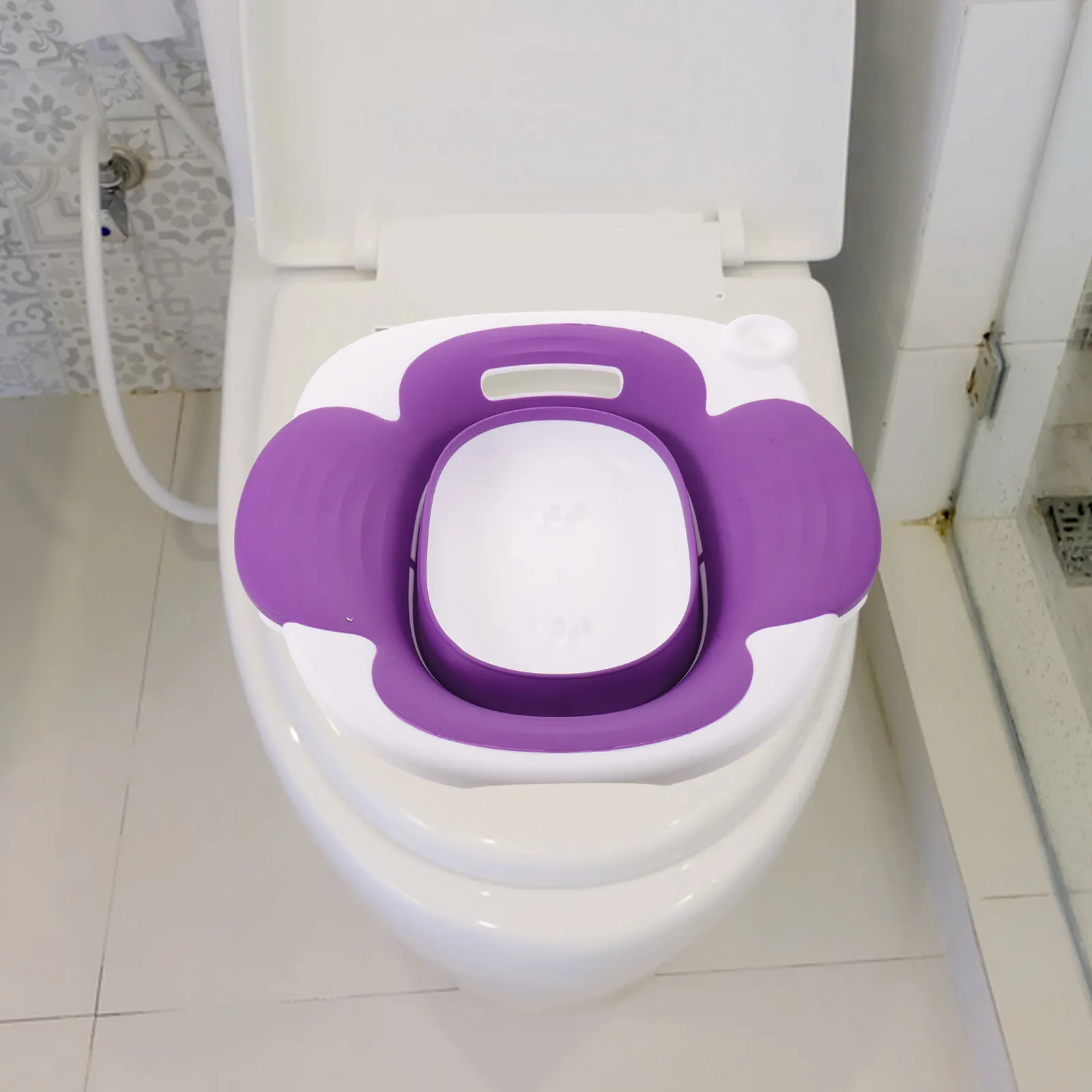 Sitz Bath for Toilet Seat Foldable Pelvic Care Basin for Pregnant Women Elderly Postpartum Recovery Soak Hip Bath Toilet Basin