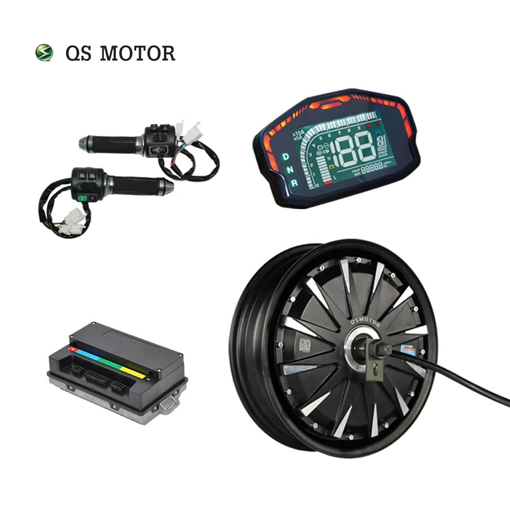 SIAECOSYS QSMOTOR 12inch 1500W 72V 55kph Hub Motor With EM50SPController And Kits For Electric Scooter