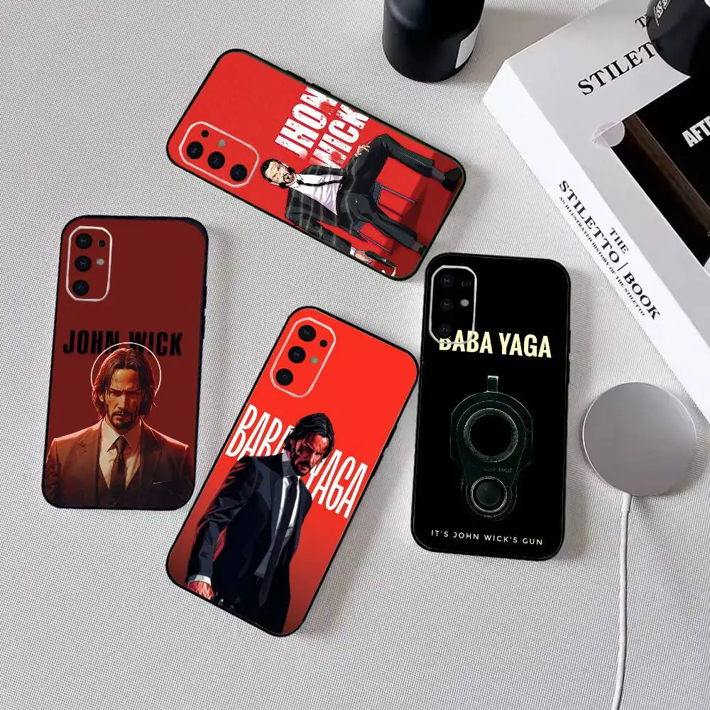 Film J-John W-Wick B-Bab Phone Case Black Silicone Soft For Samsung S25,S24,S21,S22,S23,S30,Ultra,S20,Plus,Fe,Lite