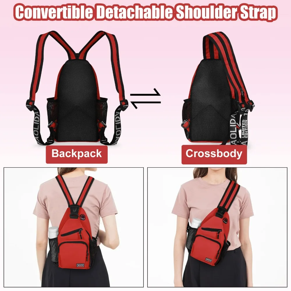 New Shoulder Bag Man 2025 Casual Chest Business Male MultiFunctional Women Backpack Cycling Sports Rucksack Travel Pack