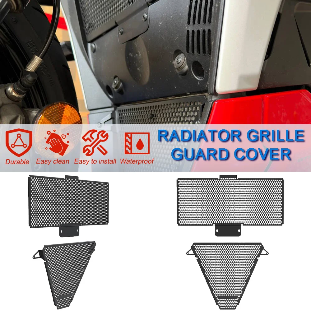 

For Ducati Streetfighter V2 2022 2023 Motorcycle CNC Upper Lower Radiator Guards Grille Grill Cover Oil Cooled Guard Protector