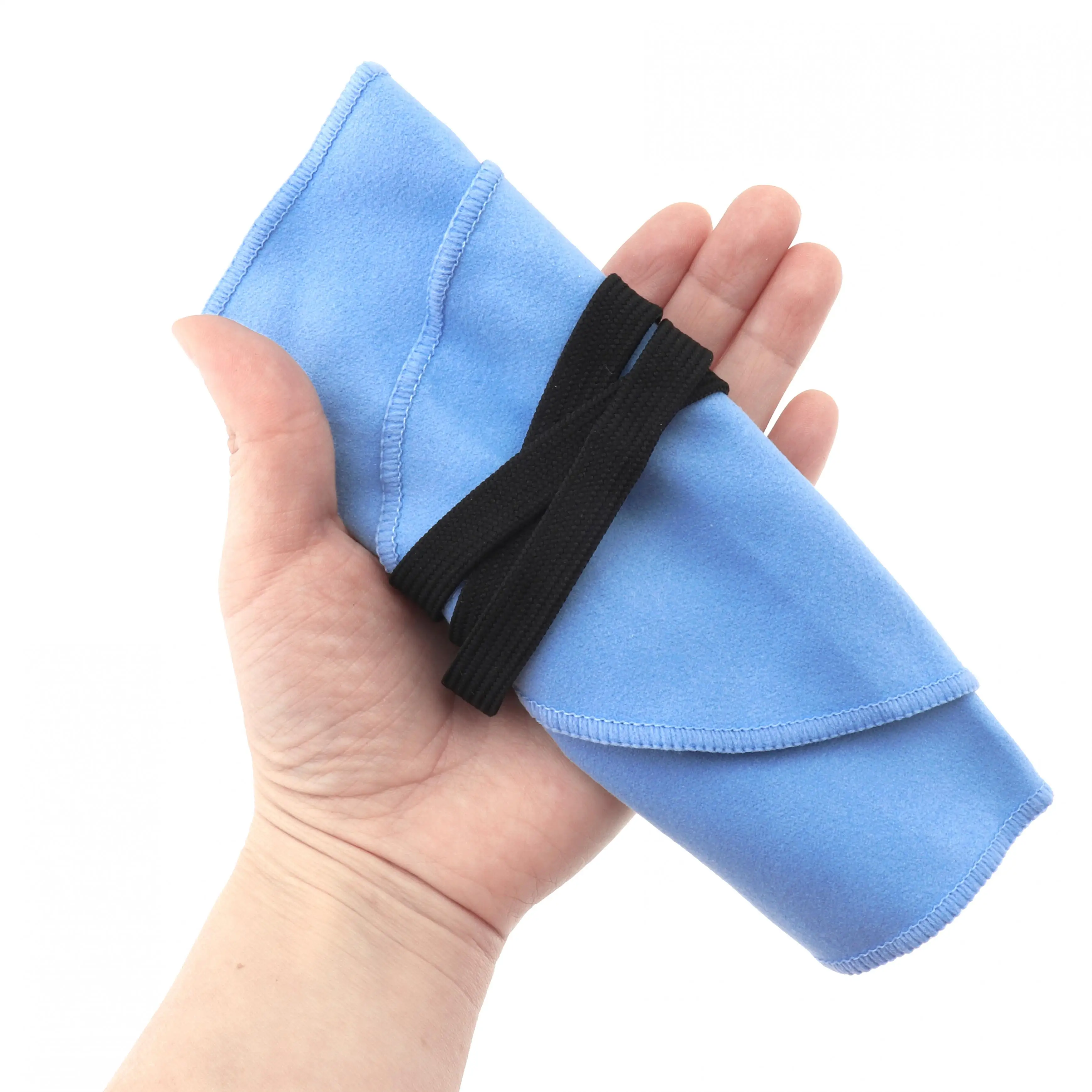 Saxophone Flute Clarinet Cleaning Cloth Soft Artificial Faux Suede Inner Chamber for Wind Instrument Cleaner Accessories