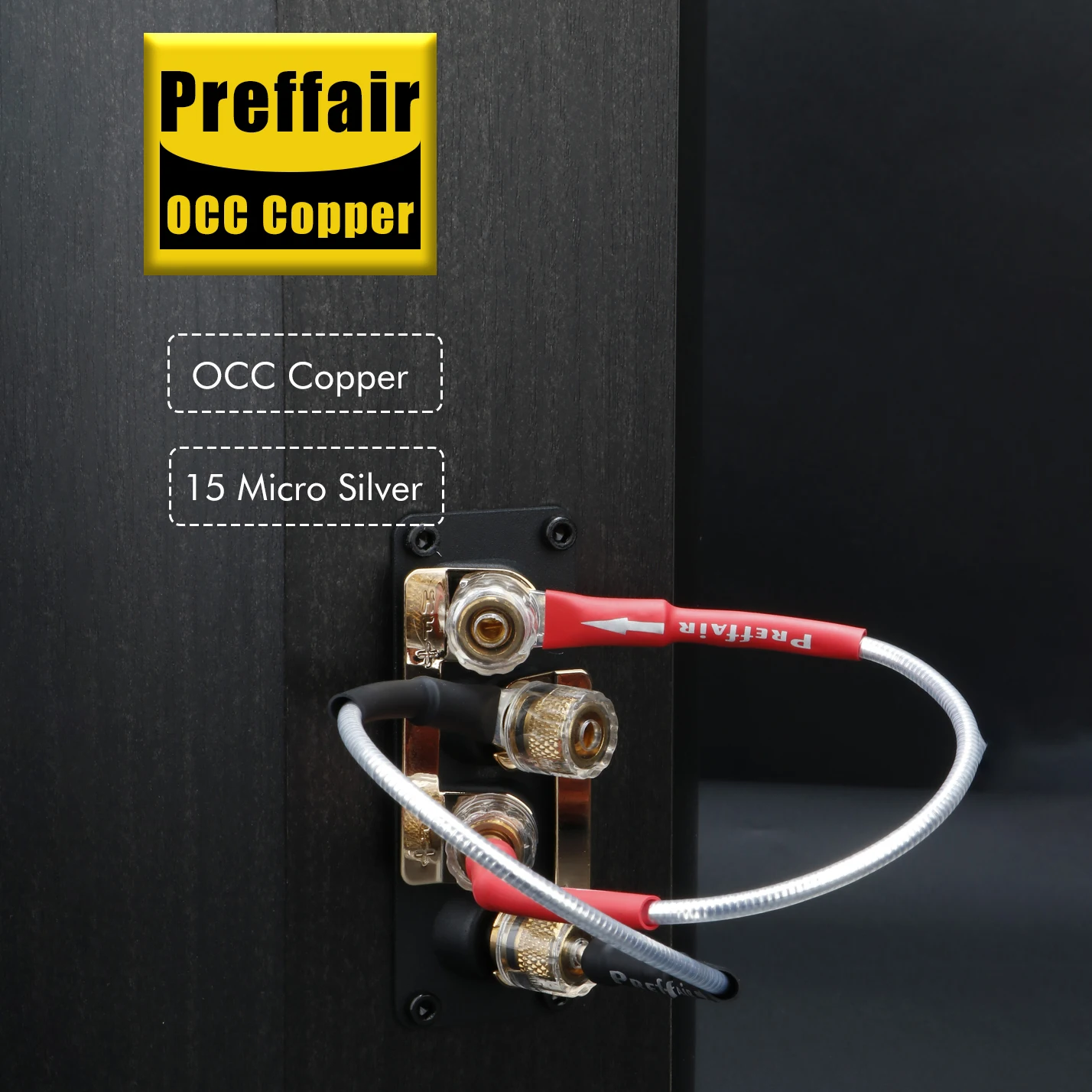 4PCS OCC Jumper Cable Silver-plated 7N OCC Jumper Audio Cable Links Speaker Cable 10-30cm with Banana/Y Spades Plugs