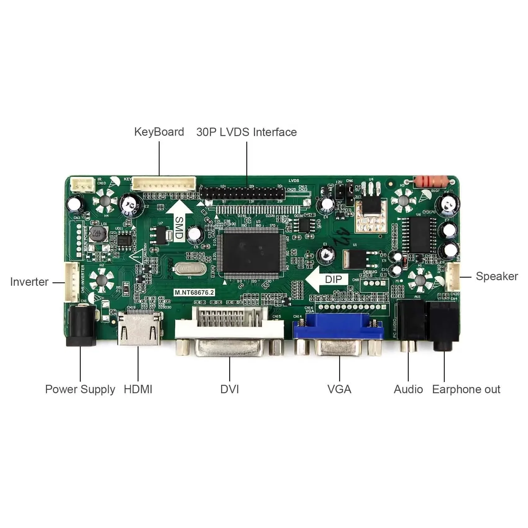 سطوع عالية 12.1 بوصة AA121TD02 1280*800 شاشة Lcd للمعدات الصناعية HDMI DVI VGA لوحة للقيادة AA121TD02