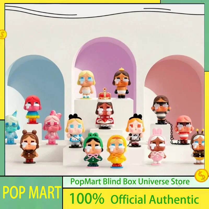 

POPMART натуральная серия Crybaby Crying Again, фигурки слепых коробок, игрушка, милый декор для рабочего стола, модная игра, модель Mystery Box Gif