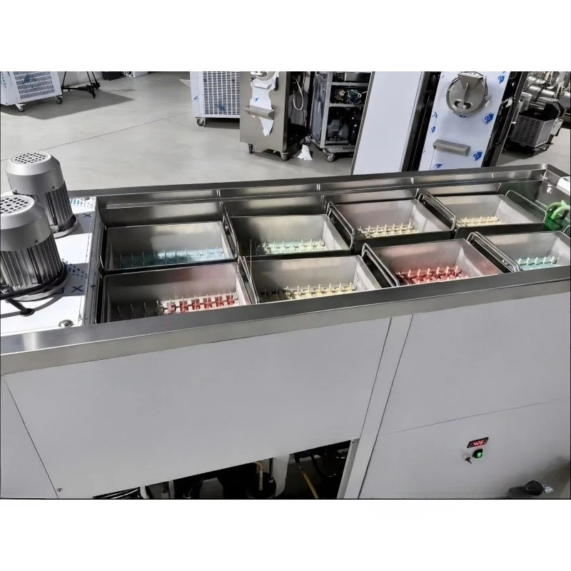 Automatic Fruit Frozen Confection Stick Forming Equipment Stainless Steel Commercial Cooling System High Output Food Machinery