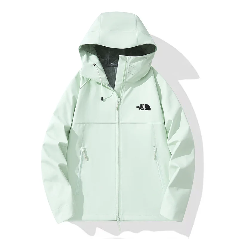 Same Style Couples Hooded Interchange Jacket Waterproof Scratch-Resistant Wear-Resistant Autumn New Winter Outdoor Casual Jacket