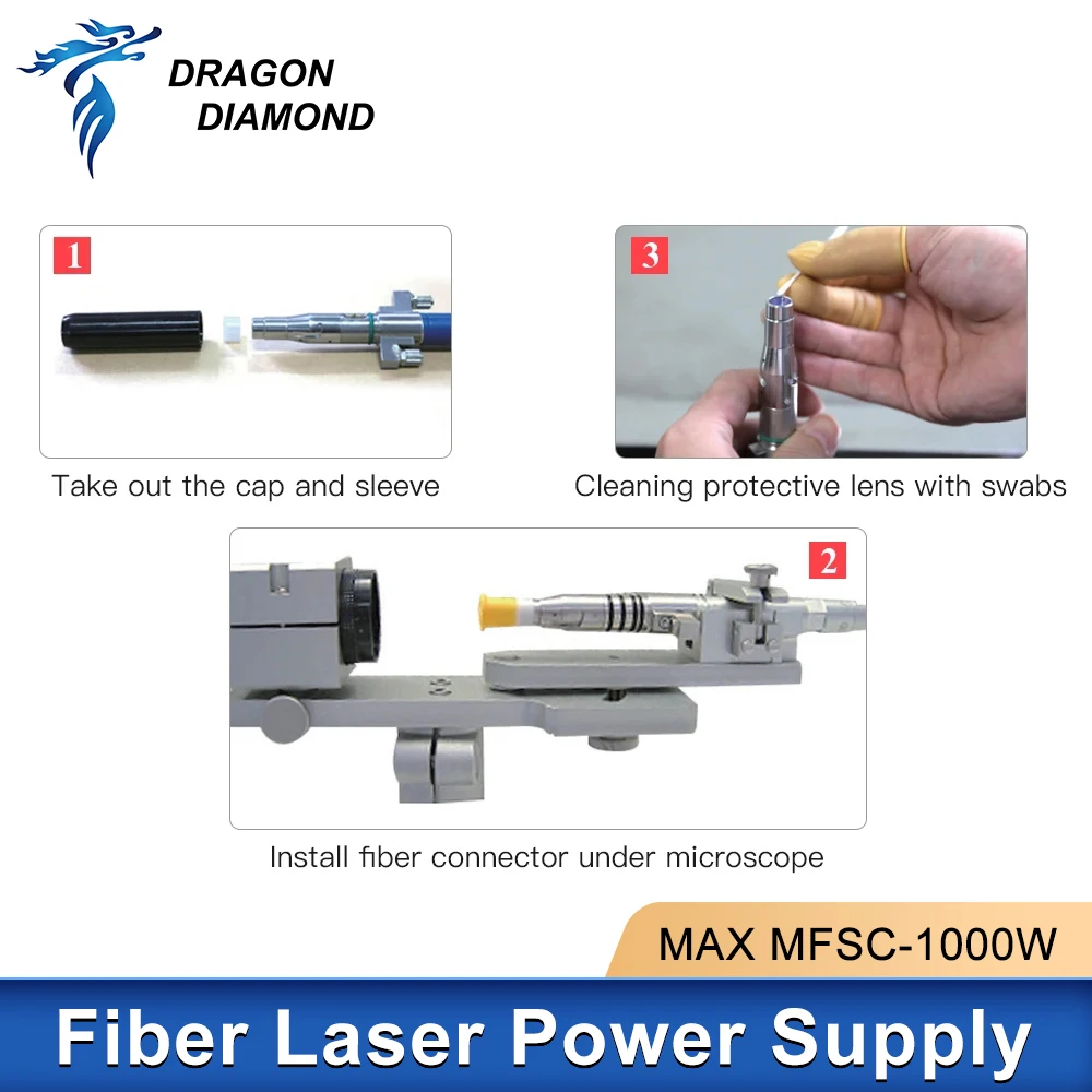 Originele Max MFSC-1000X Fiber Laser Source Single-Mode Continue Fiber Laser Module Voor Fiber Laser Snijmachine