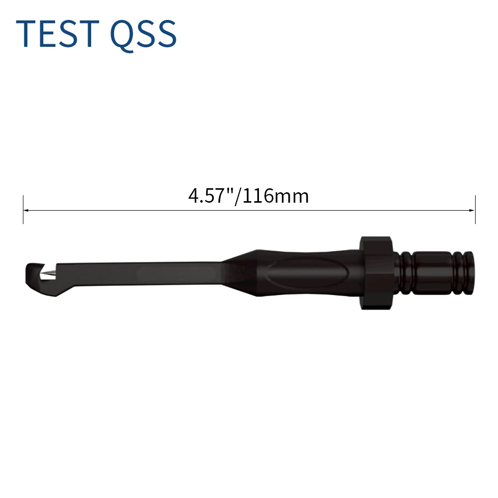 QSS 2PCS Test Hook Non-Destructive Puncture Wire-Piercing Probe with 4MM Jack for Automotive Repair