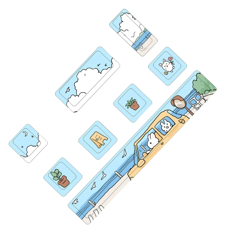 8 Toetsen Enter 6.25u Spatiebalk Keycap Vervanging PBT Vijf Kanten Dye-Sub Cherry Profiel Keycaps voor Mechanische Dropship