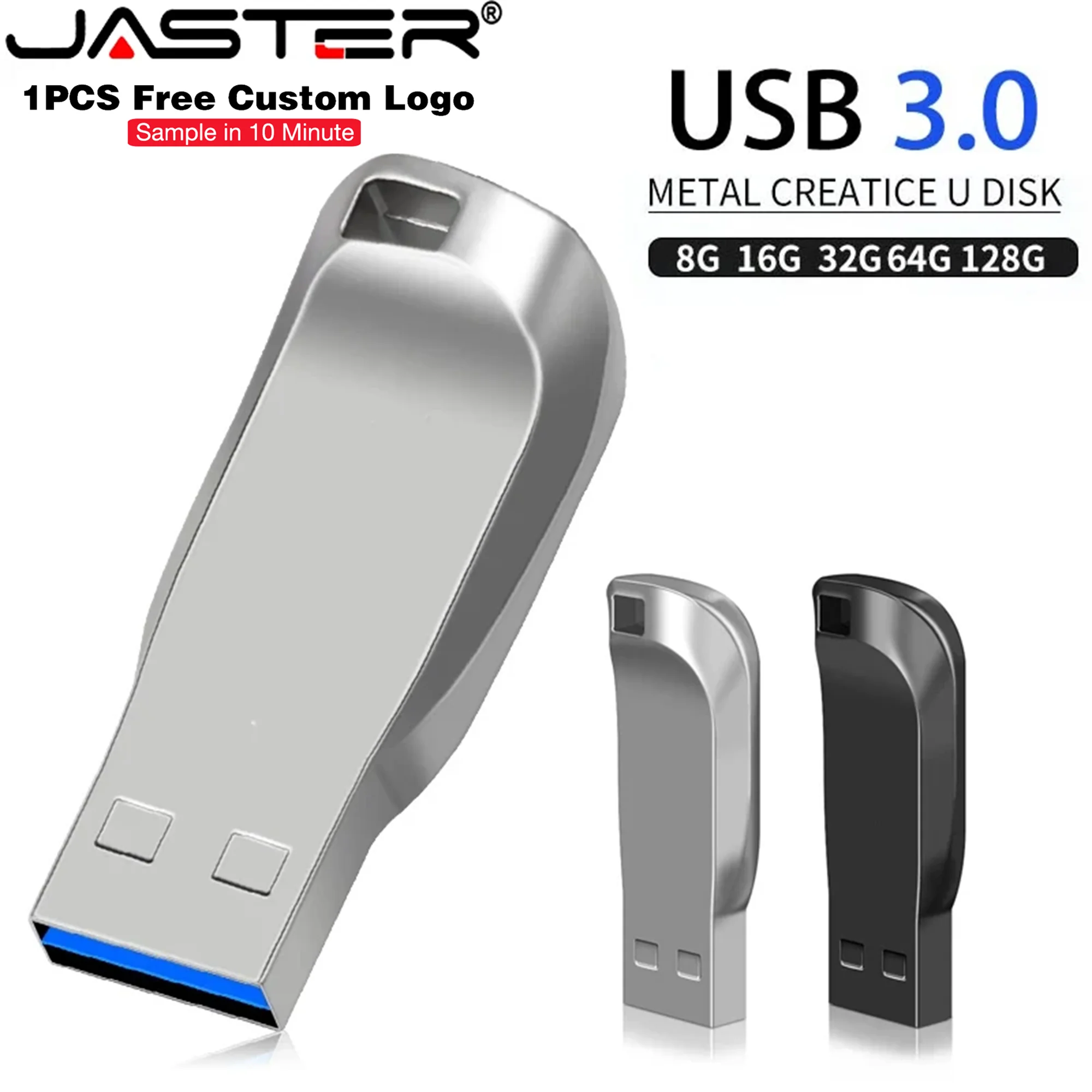 

Флэш-накопитель USB 3.0 с бесплатным логотипом, 128 ГБ, 64 ГБ, 32 ГБ, 16 ГБ, высокоскоростной флэш-накопитель, 8 ГБ, металлический USB3.0, 4G для ноутбука