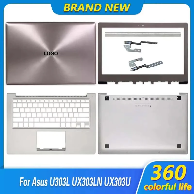 

Оригинальный чехол для ноутбука ASUS UX303 UX303L UX303LA UX303LN UX303U, задняя крышка ЖК-дисплея/передняя панель/крышка на петлях/подставка для рук/нижняя часть корпуса без касания