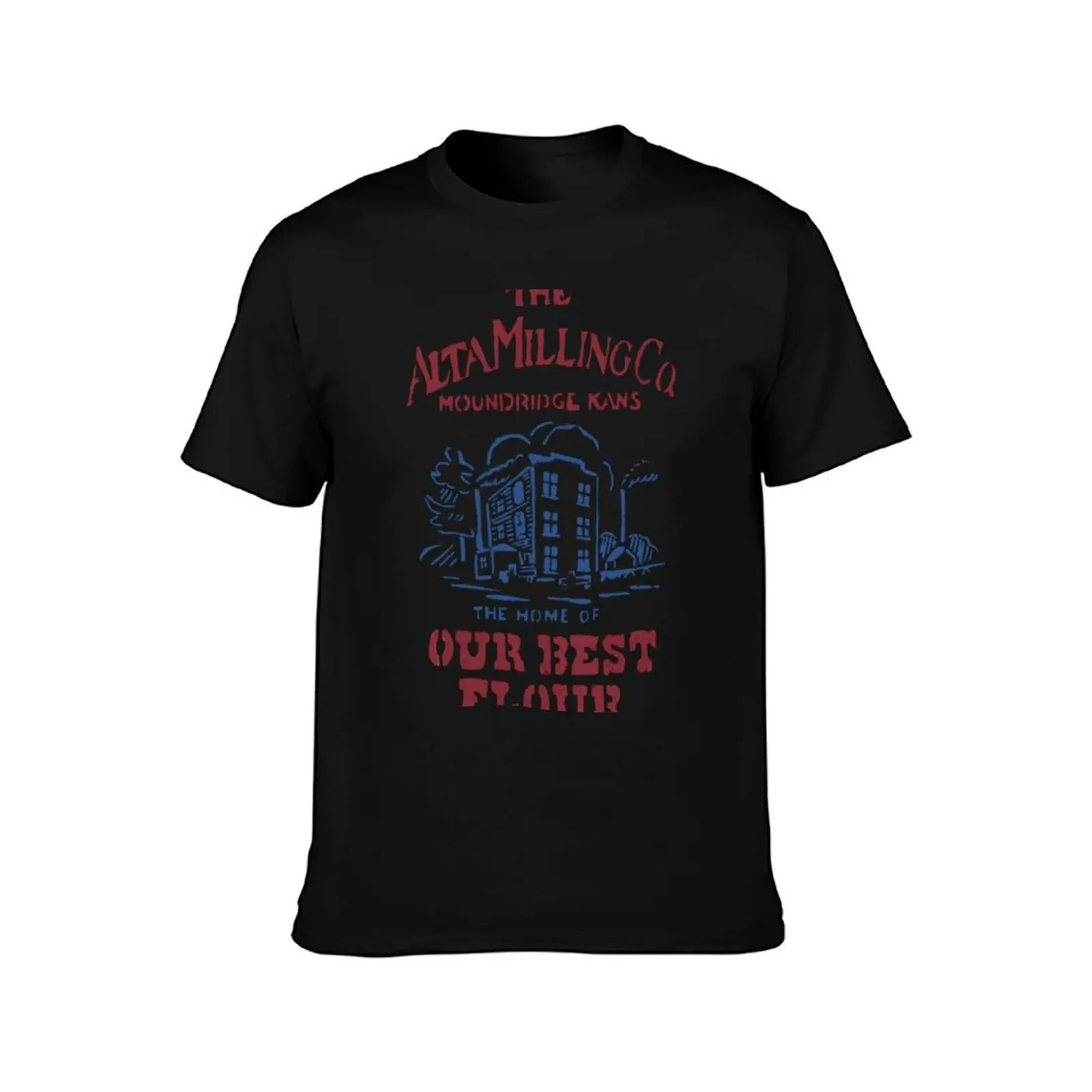 The Alta Milling Co flour sack design T-Shirt Plus Size Solid Color T-Shirt