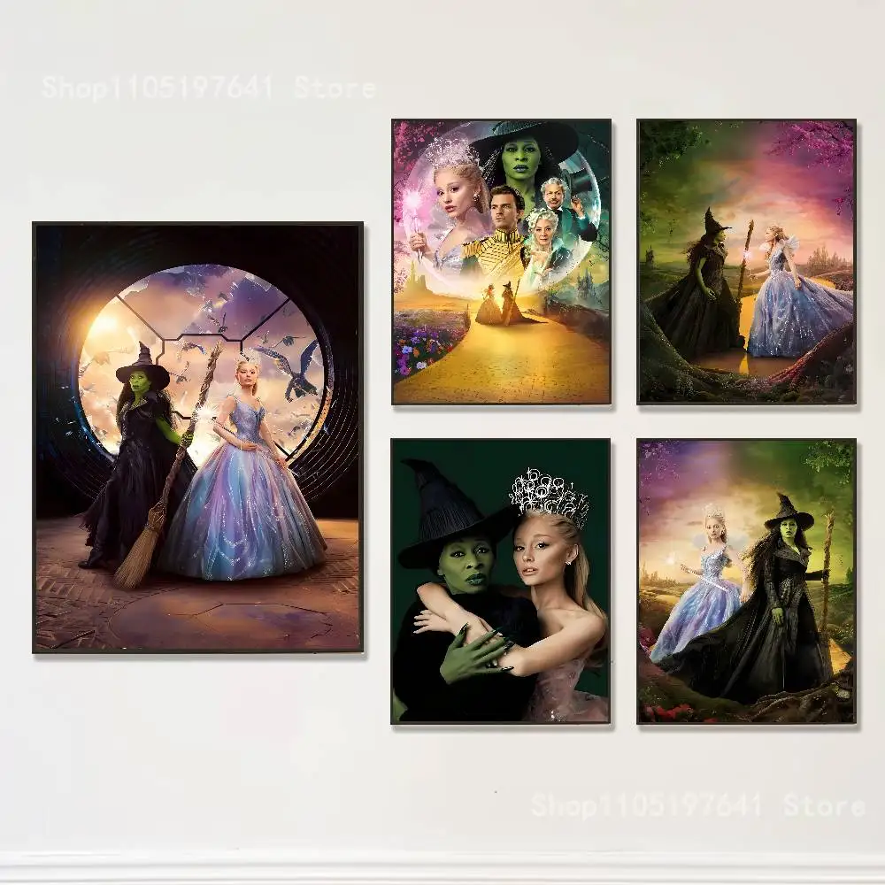 

FILM A-Ariana G-Grande Wicked Poster Multi-Purpose Wall Art for Living Room Bedroom Office Hallway Bar Home Decor Gift