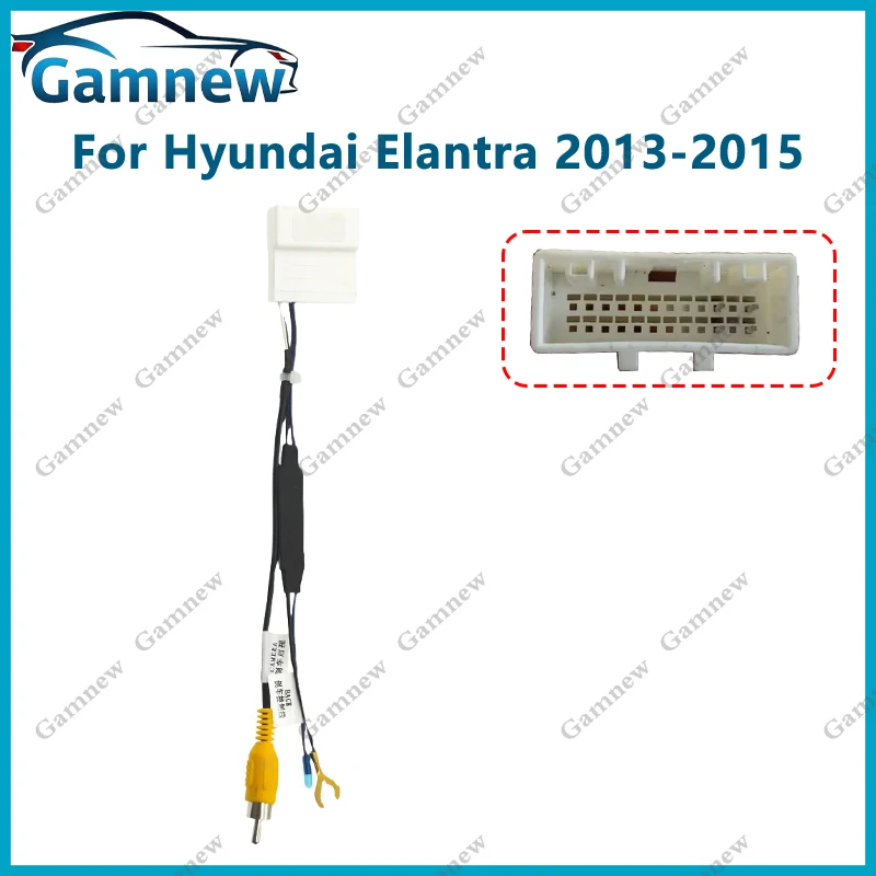 10Pcs 20Pcs Auto Reverse Camera Output Video Adapter Wiring Cable For Hyundai I30 IX35 Elantra Santa Fe Sportage R