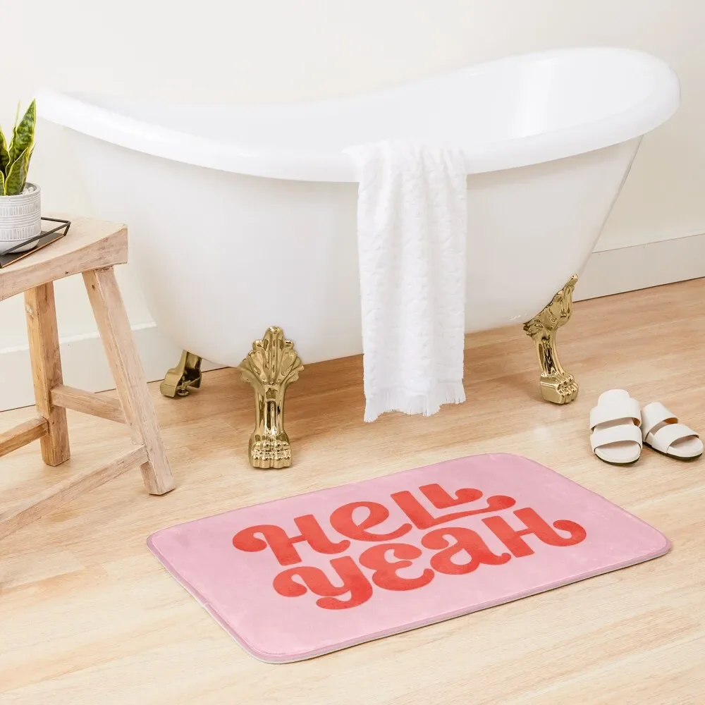 

HELL YEAH Bath Mat Bathroom Carpet Set Bathroom Carpets Non-Slip Shower House Interior Entrance Mat