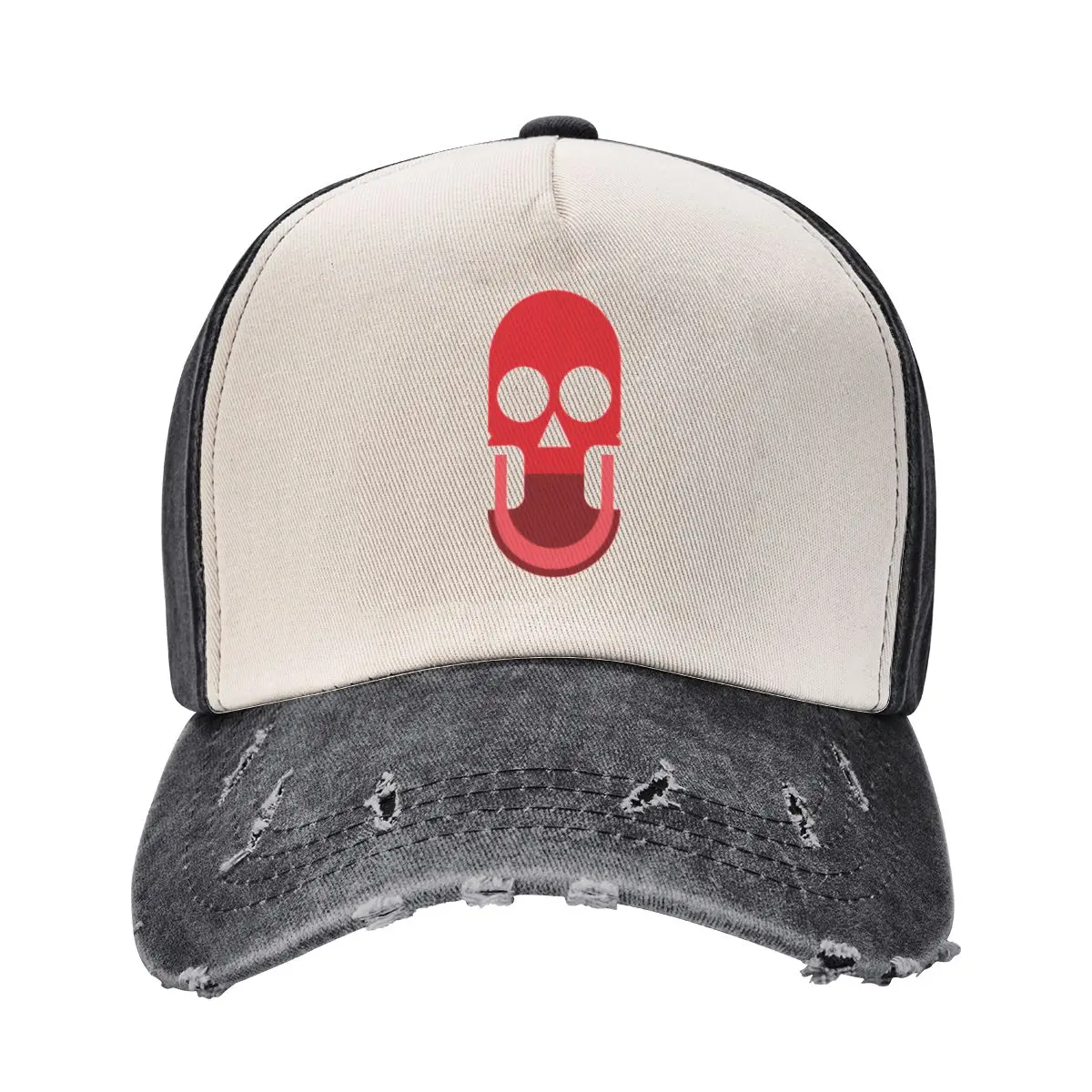 red pill skull Baseball Cap Gentleman Hat Custom Cap Men Luxury Brand Women's