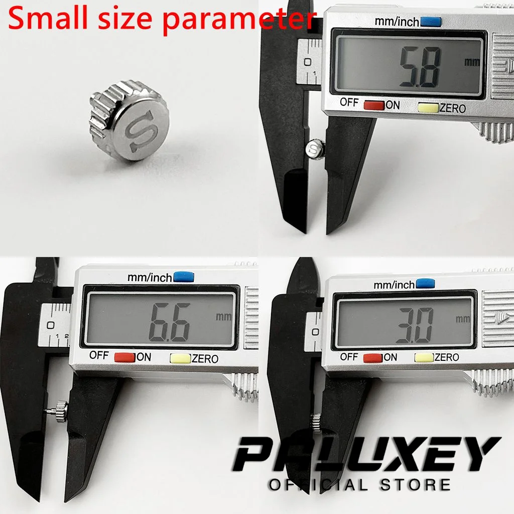 NH35 S Crown High quality Log Case Crown S Crown Fit NH34 NH35 NH36 NH38 NH70 NH72 Watch Crown Stainless Steel