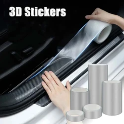 3D Carbon Fiber Car Stickers Bike Protection Stickers Anti-scratch Bicycle Frame Protector Film Tool Cycling Accessories