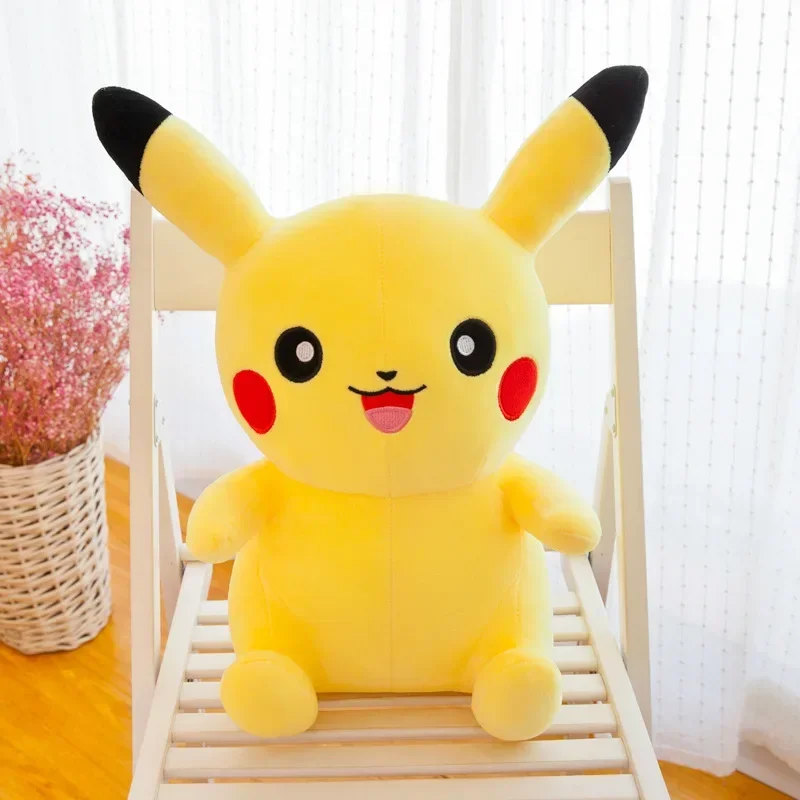 70cm Big Size Pokemon Pikachu Plush Stuffed Toys Japan Movie Pikachu Cartoon Anime Pillow Dolls Christmas Birthday Gifts Kids