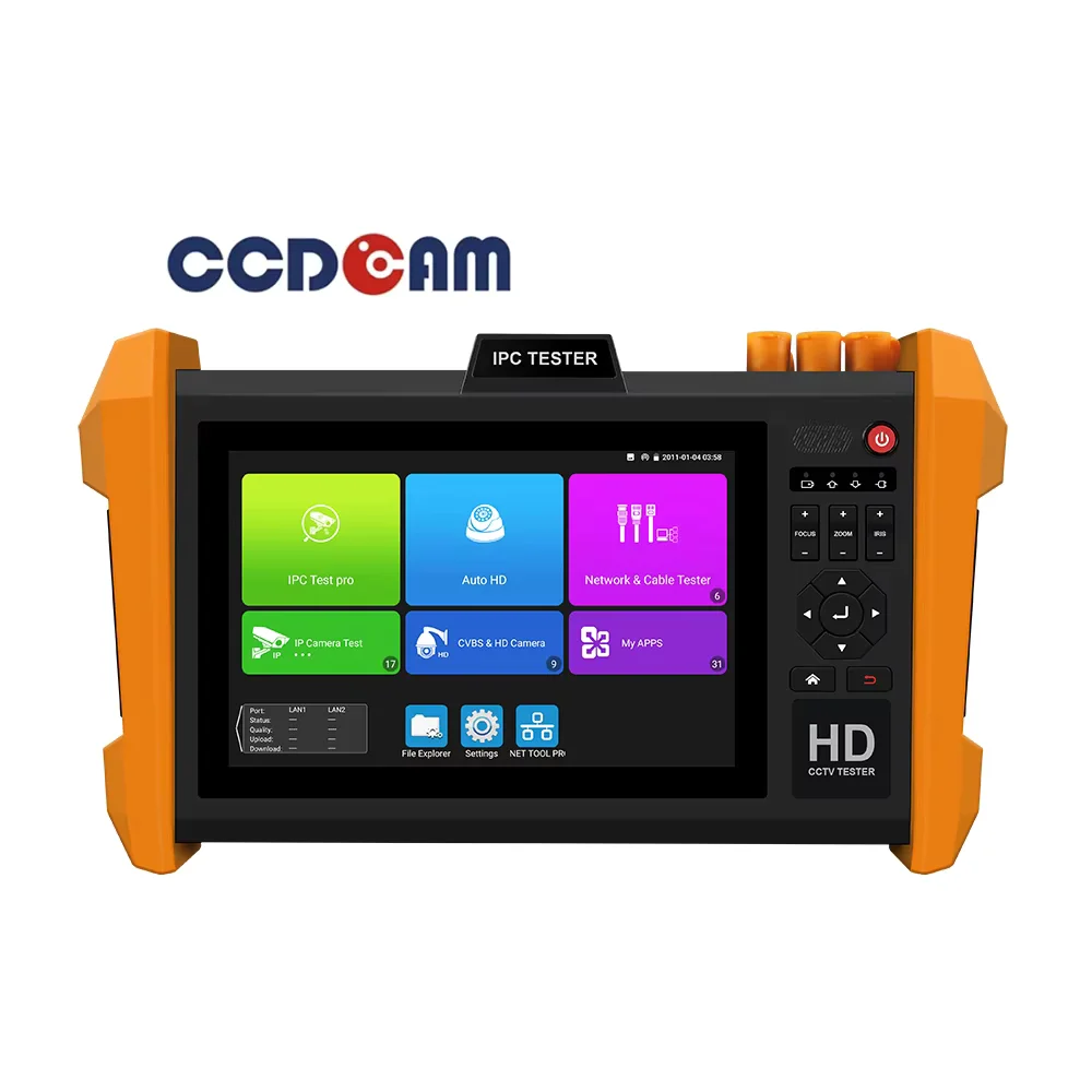 الكل في واحد 8K كاميرا تستر TDR كابل اختبار مستوى الفيديو متر المدمج في الليزر مقياس مسافات لملحقات المراقبة الأمنية #2