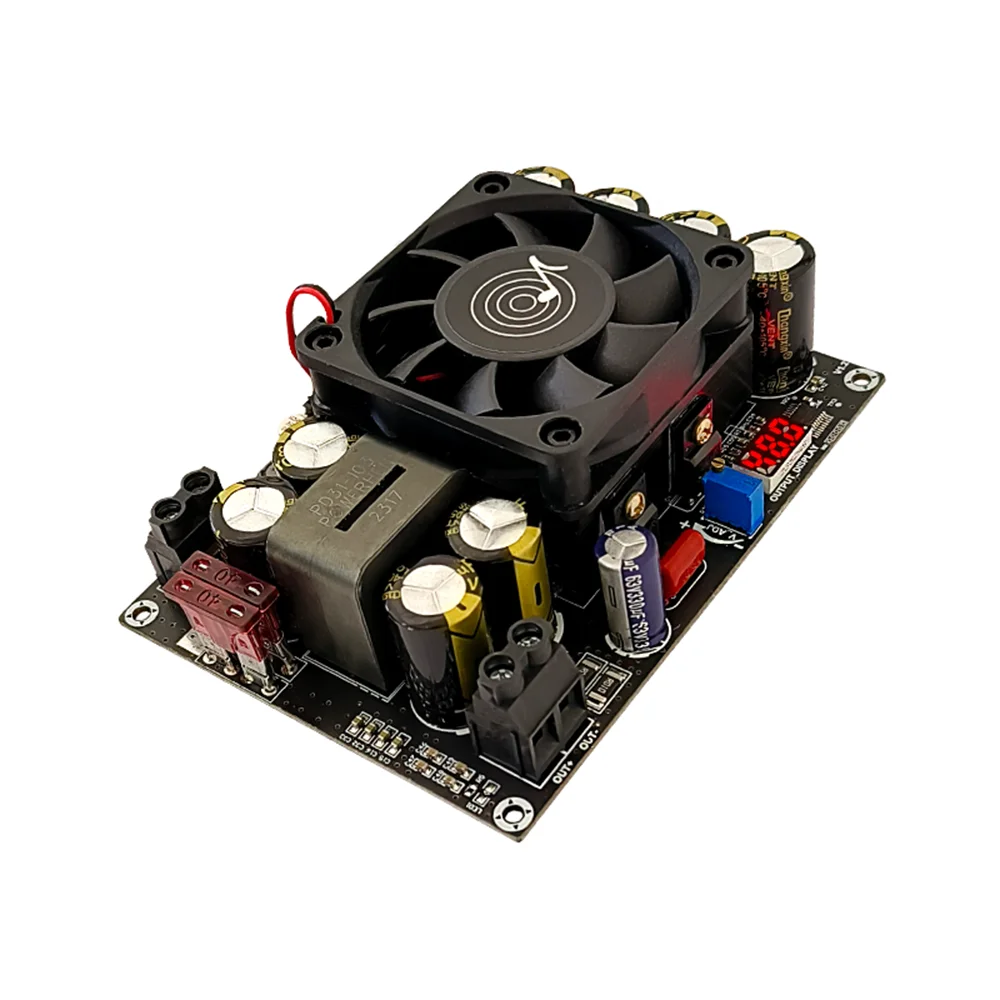 

DC Boost Converter 12V-24V to 24V-50V DC to DC 500W Adjustable Power Supply Voltage Regulator Module with Cooling Fan