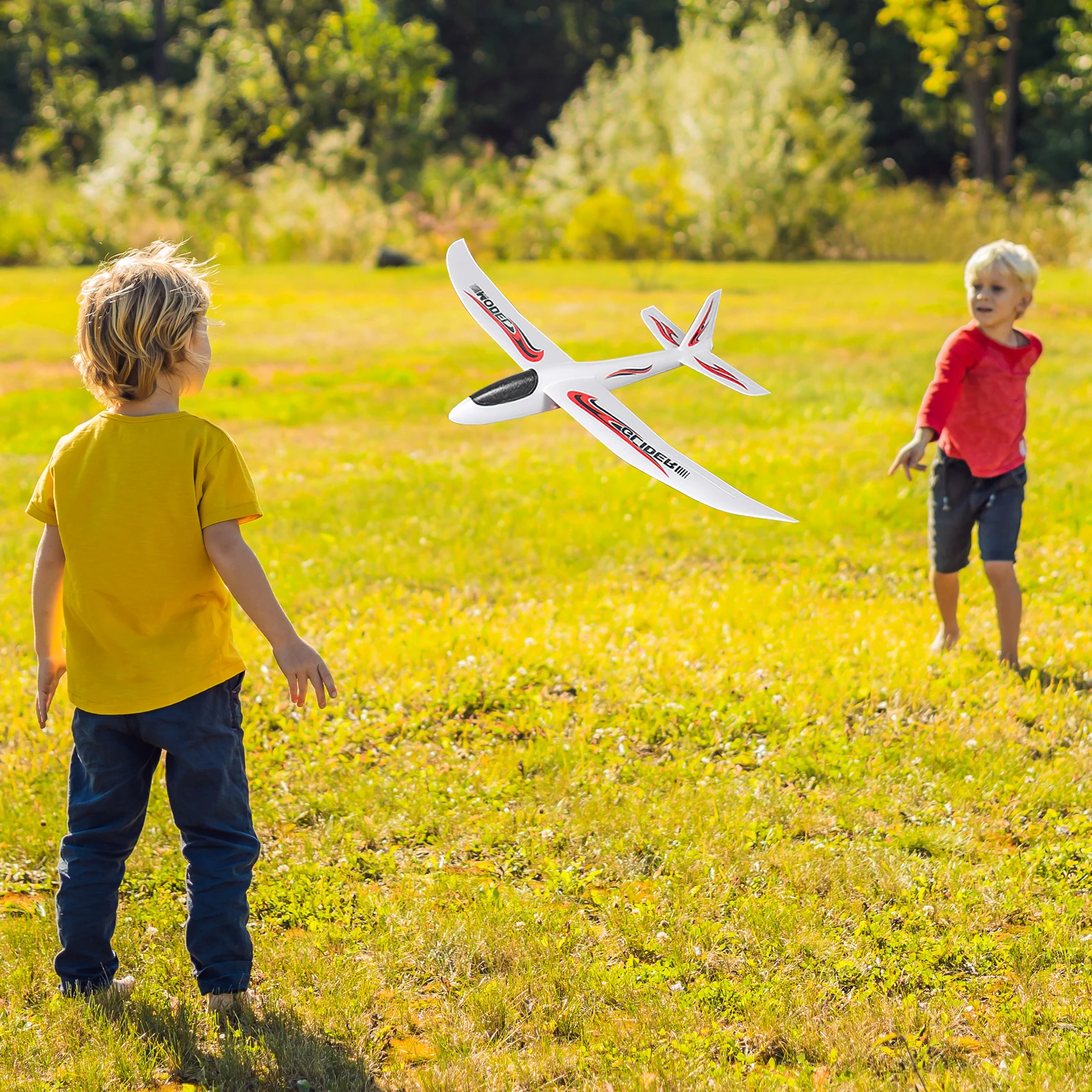 طائرة شراعية كبيرة من الفوم، طائرة رمي يدوية للأطفال، طائرات فقاعات خفيفة بالقصور الذاتي، إطلاق خارجي، طائرة شراعية محمولة باليد، أفضل هدية للأطفال