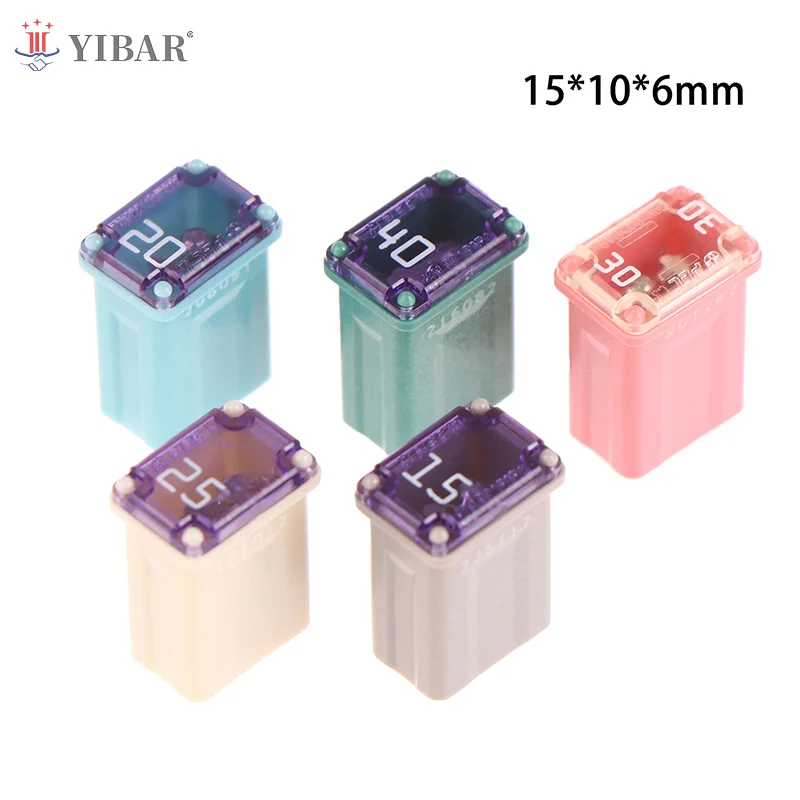 

Mini Square Fuse 15A 20A 25A 30A 40A PEC Automotive Car Fuse Tube Waterproof Fuse Box For Socket