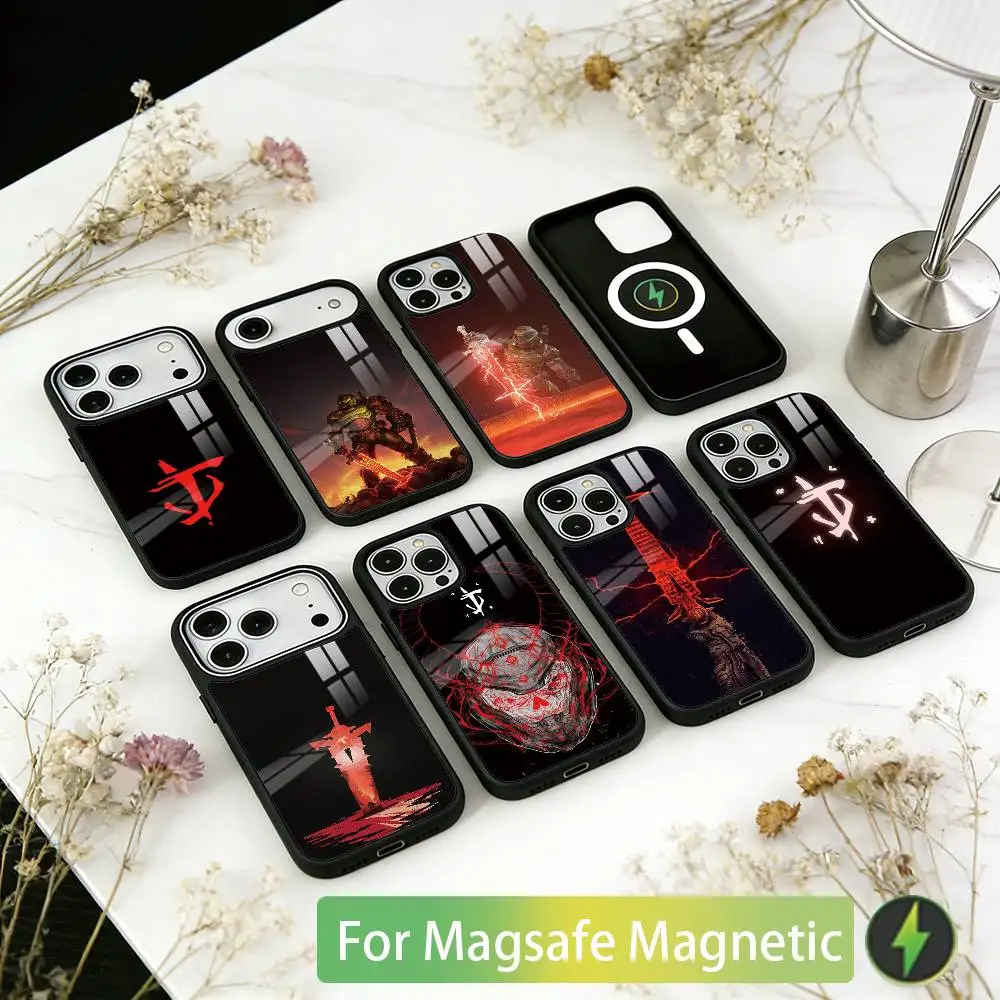 

Game D-DoomS S-Slayer Phone Case For iPhone17,16,15,14,13,12,11 Plus,Pro Magnetic with Magsafe Wireless Charging