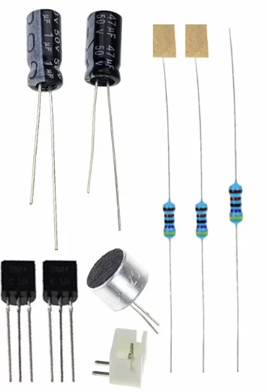 Elektronicznych śmieszne zestawy sterowanie głosem doprowadziły Melody Light zestawy diy zestaw do produkcji małe elektroniczne uczenia się zestawy elektroniczne — zdjęcie 6