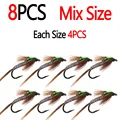 8pcs Mix Size