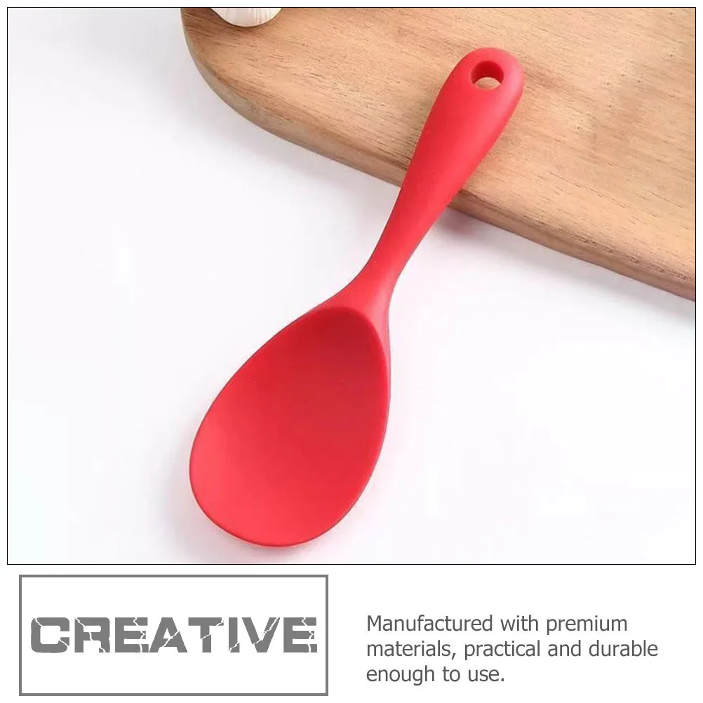 

2Pcs Rice Spoons Premium Wear-Resistant Household Rice Paddles Ergonomic Handle Easy Cleaning Kitchen Accessory