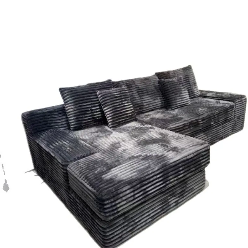 Hot Selling Full Sponge Compression Sofa L Shape Compression Sofa Color Size Can Be Customized