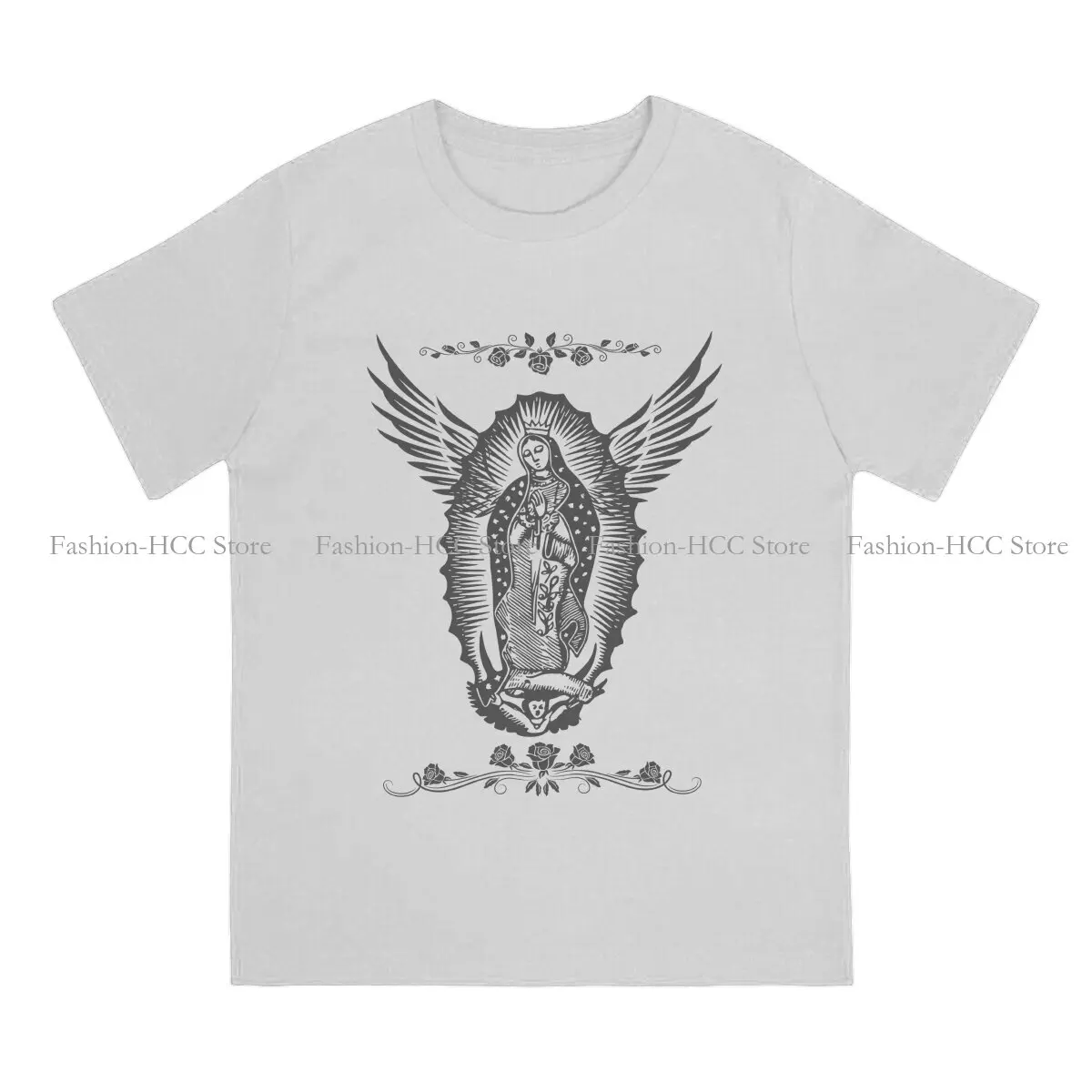 Wing Special Polyester TShirt Virgin Mary Comfortable Creative Graphic  T Shirt Stuff