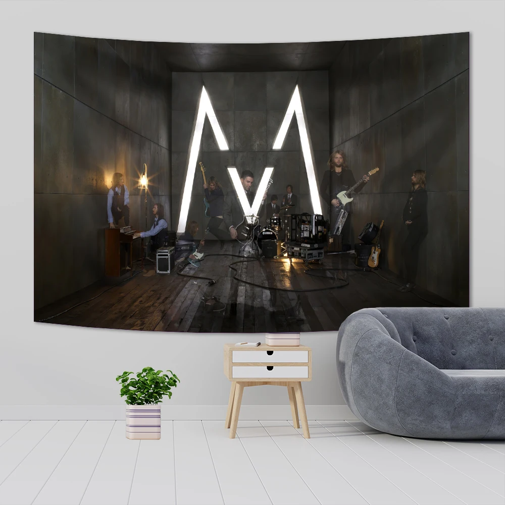 Pop Rap Music Album Cover Maroon 5 Poster Aesthetic Rapper Hip Hop Rock  Print Wall Art bohemian decor Living Room Decor