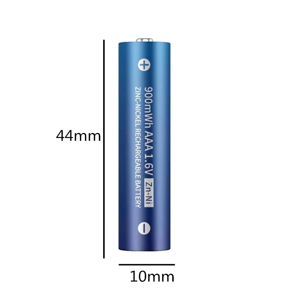 1.6V AAA NI-ZN Rechargeable Battery 900mWh Nickel Zinc Toy Battery Is Charged Through AAAA Smart Charger