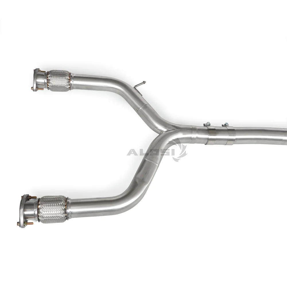 

High Flow Middlepipe Resonator for Nissan 400z 3.0t 2023-2025 Stainless Steel Large Diameter Tip Before Y Tube in Tube Muffler