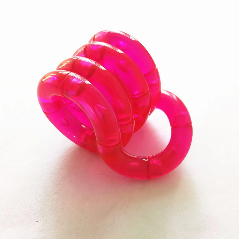 ‌ Transparante Veelzijdige Draaiende Cirkel Kronkelende Decompressie Ontgrendelen Vervorming Touw Veelzijdige Ontluchting Speelgoed Nieuwigheid Speelgoed