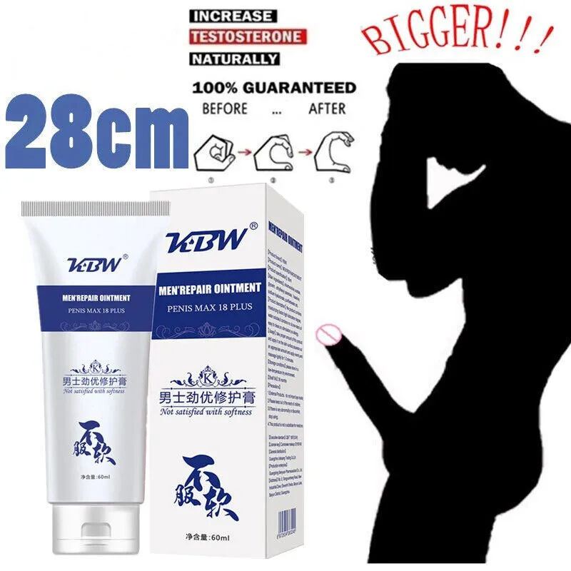 Plus Size Penis Faster Enlargement Cream Man Dick Potency Growth Massage Cream Big & Thick Growth Faster Growth  Enlarger Creams