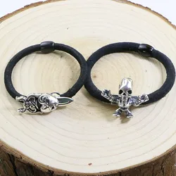 S925 Sterling Silver Sword Hair Rope Hair Ornament High end European and American Vintage Headrope Thai Silver Womens Harajuku S