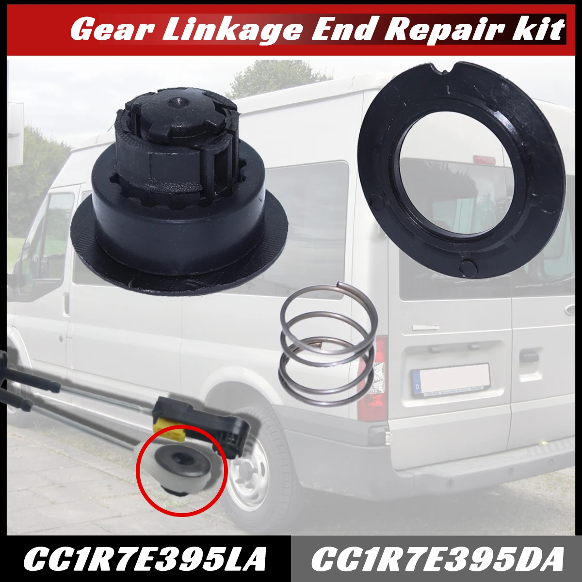 

Gear Linkage End Repair Kit for Ford Transit MK7 2.2 TDCI 2006-2014 Shifting Lever Selector Bushing Cable Assy Replacement Parts