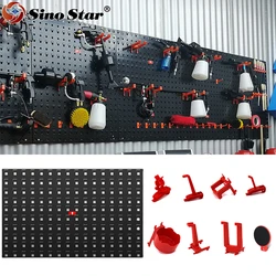 Wall-Mounted Hardware Tool Hanging Board ToolBox Parts Storage Box Garage Workshop Storage Rack No Rust PP Material Tool Board