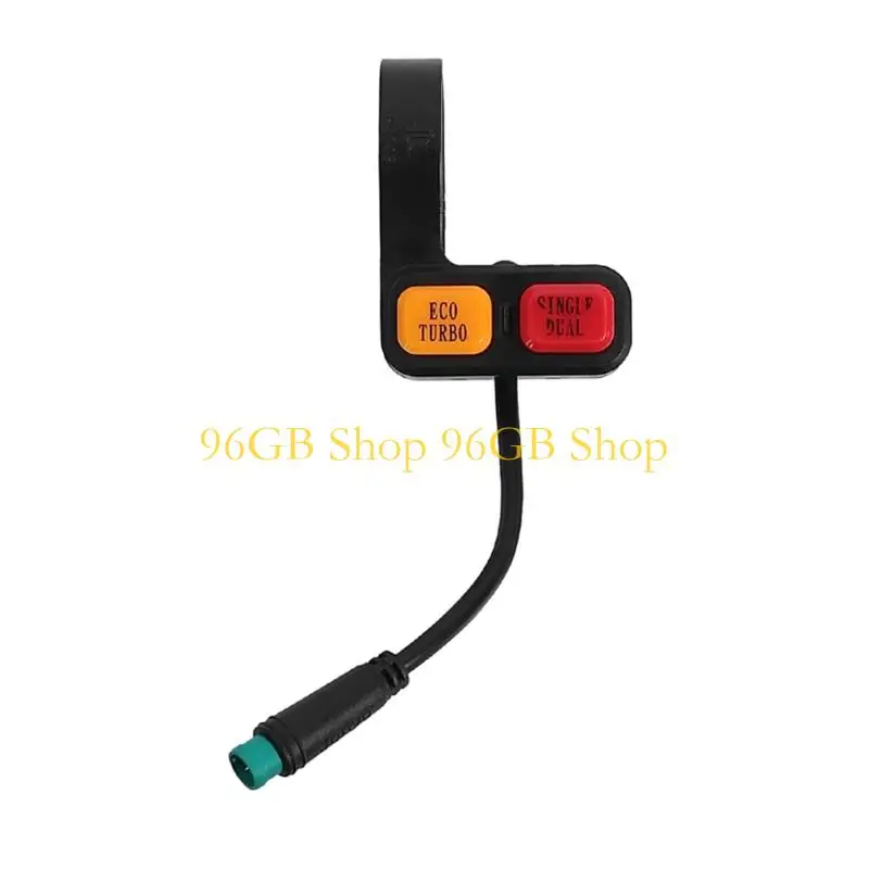 

96GB Multifunction 5 Pin Switches With Headlight Feature For Electric Scooter Double Drive Mode Selection & Light Management