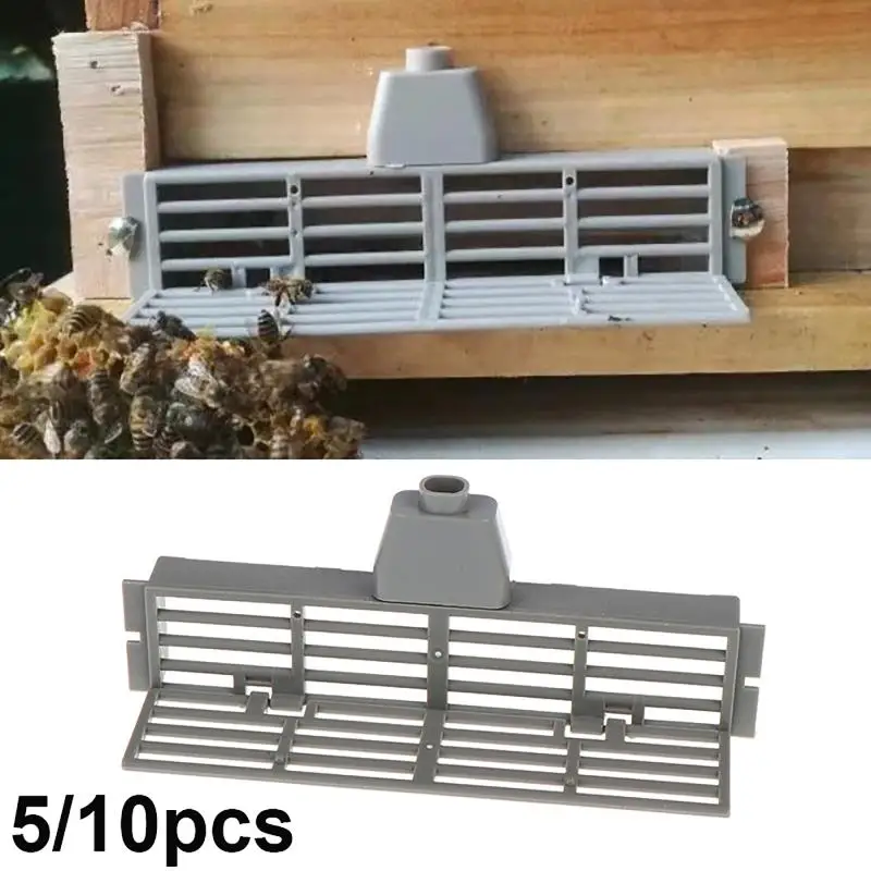 5/10Pcs Anti-escape Grid For Bee Hives Entrance Beekeeping Frame Spacer Prevent Queen Bee Escaping Multi Honeycomb Gate Door
