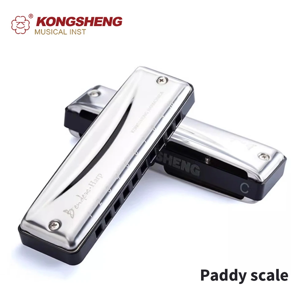 KONG SHENG Blues Harmonica key of Paddy scale of D A E F G Bb Eb 10 Holes 20 Tones Harmonica  Suitable for beginners