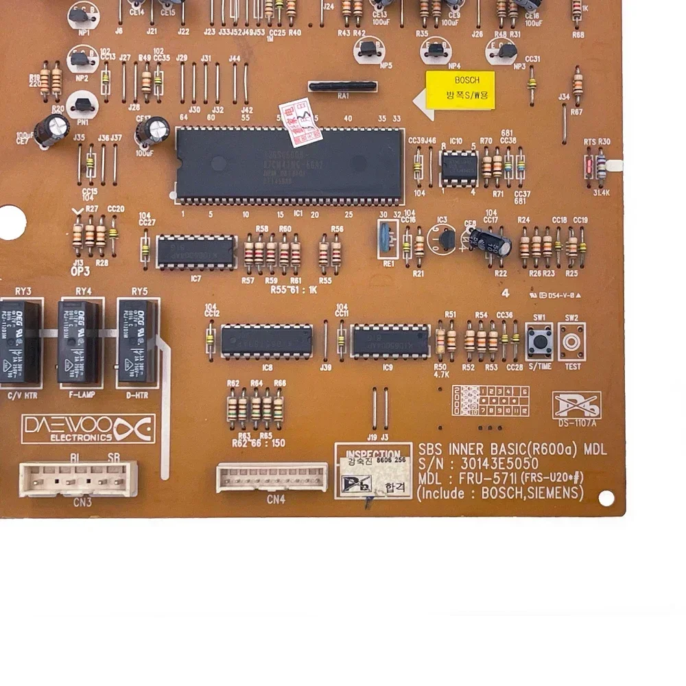 30143E5050 لوحة تحكم لدائرة ثلاجة سيمنز PCB أجزاء الفريزر اللوحة الأم للثلاجة