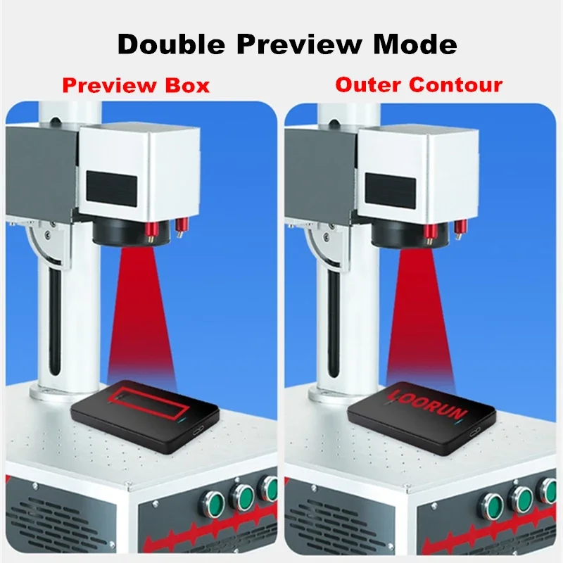 Disassembled LY Desktop Mini Fiber Laser Marking Machine Upgrade Rotation Axis 20W 30W 50W Metal Engraving Machine for PVC